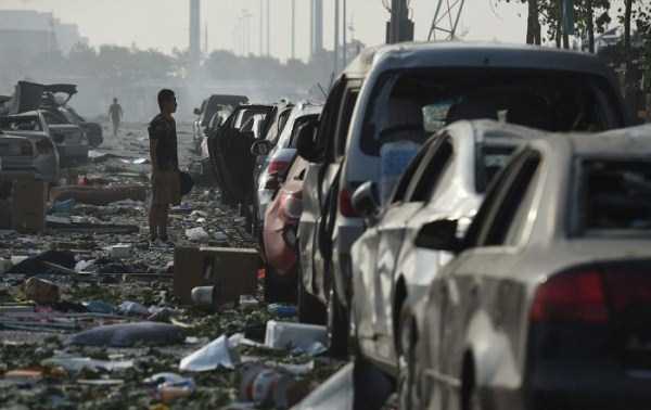 Tianjin explosion 38 Eerie Pictures Show the Aftermath of Tianjin Explosions (41 photos)