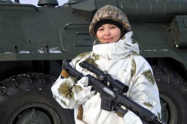 Brave Girls of Kazakhstans Armed Forces (33 photos)