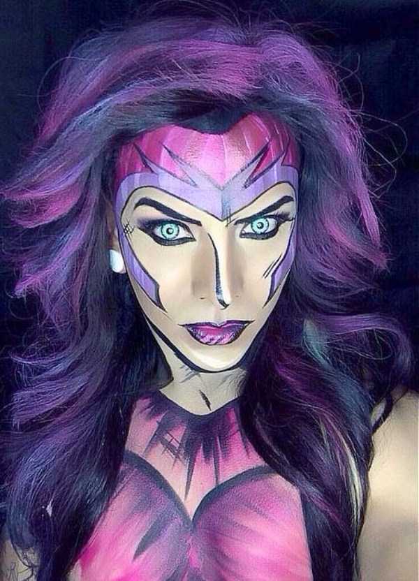 32 Great Examples of Comic Book Makeup (32 photos)