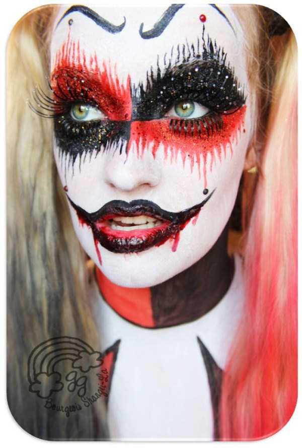 creepy halloween makeup 9