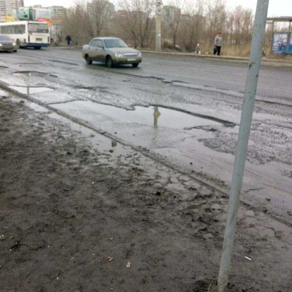 Roads in the City of Omsk are in Poor Condition (21 photos)