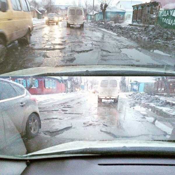 Roads in the City of Omsk are in Poor Condition (21 photos)