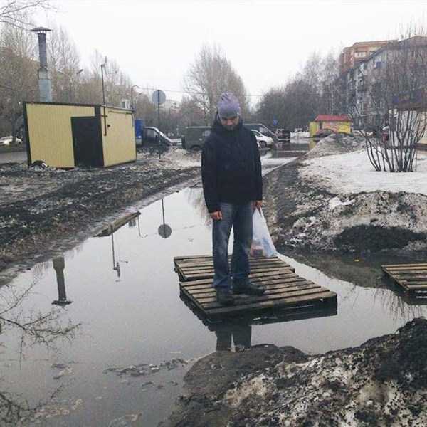 Roads in the City of Omsk are in Poor Condition (21 photos)