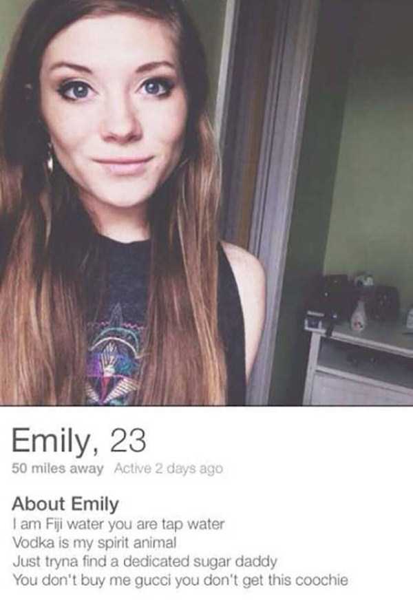 Female Tinder Users Who Get Straight To The Point (40 photos)