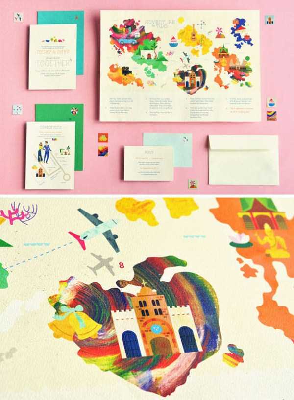 89 Awesomely Creative Wedding Invitations (89 photos)