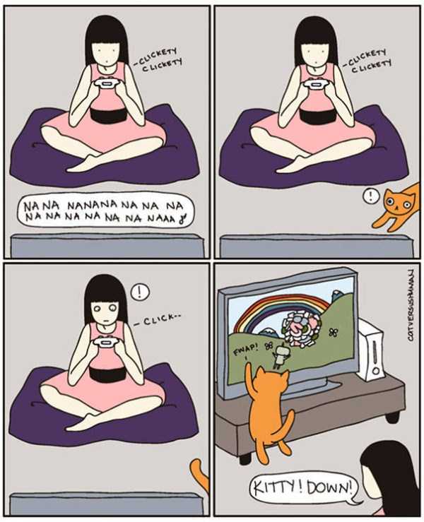 life with cats funny comics 21