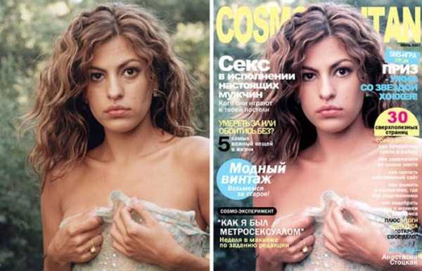 Celebrities Before and After the Photoshop Treatment (52 photos)