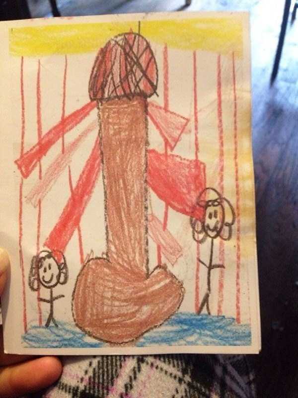 funny inappropriate kids drawings 2