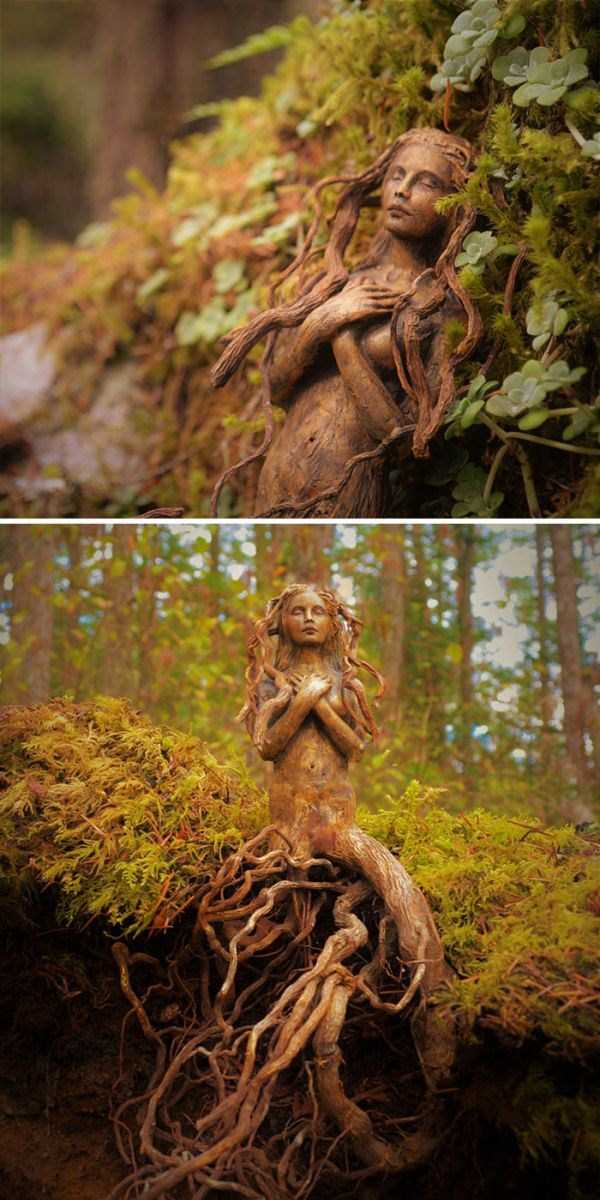 Hauntingly Beautiful Driftwood Sculptures By Debra Bernier (30 photos)
