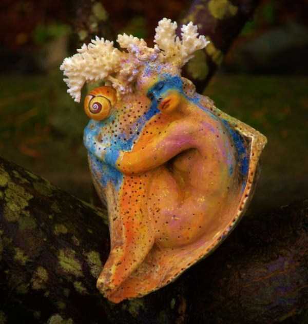 Hauntingly Beautiful Driftwood Sculptures By Debra Bernier (30 photos)