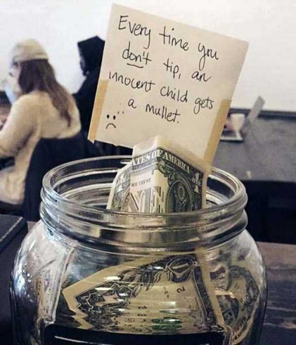 28 Funny and Clever Tip Jar Slogans (28 photos)