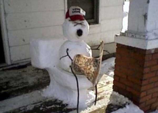 funny snowman pics 7