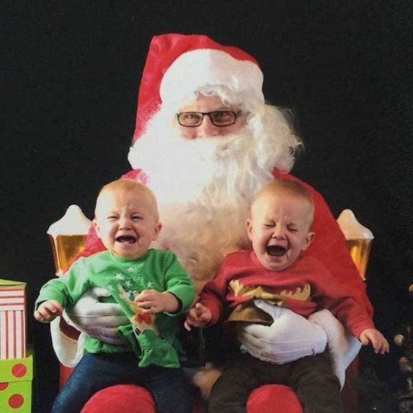Kids Who Hate Santa (30 photos)