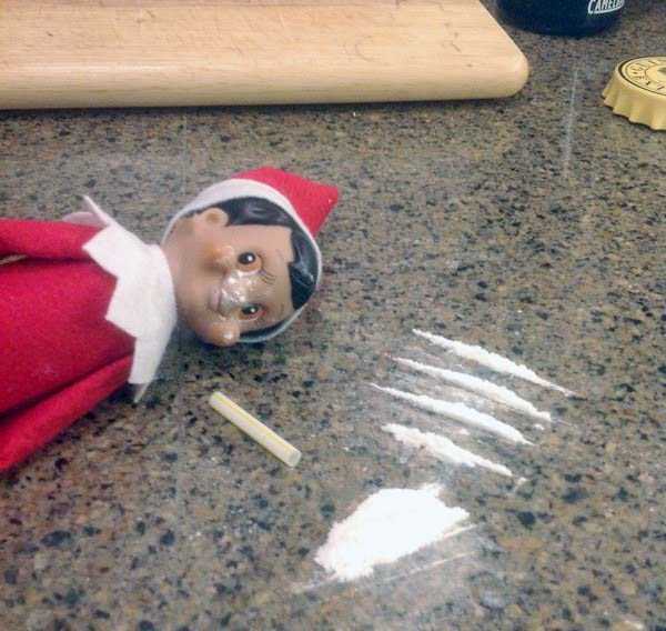 The Elf On The Shelf Caught Doing Naughty Things (37 photos)