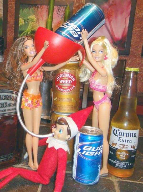 The Elf On The Shelf Caught Doing Naughty Things (37 photos)