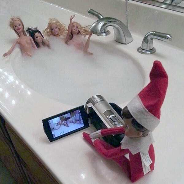 The Elf On The Shelf Caught Doing Naughty Things (37 photos)