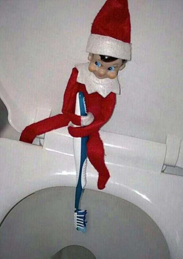 The Elf On The Shelf Caught Doing Naughty Things (37 photos)