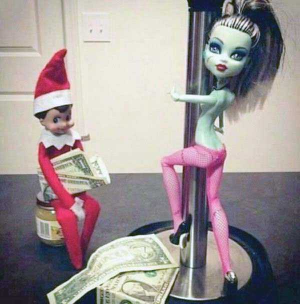 The Elf On The Shelf Caught Doing Naughty Things
