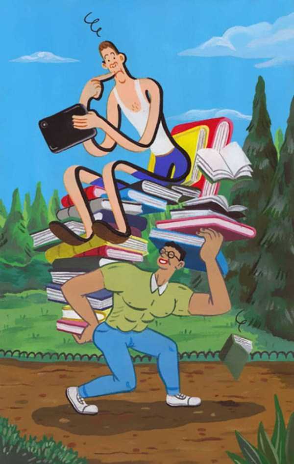 46 Satirical Illustrations That Depict Modern Society (46 photos)