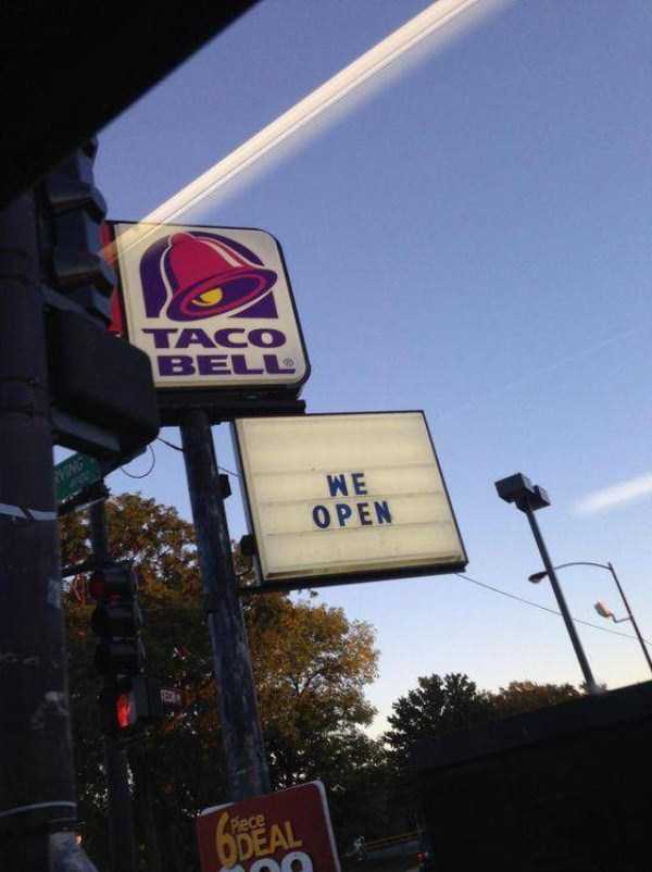 clever taco bell signs 1