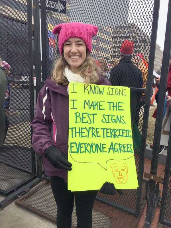hilarious protest signs womens march 9