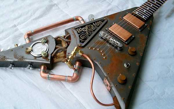 musical instrumetns steampunk style 29