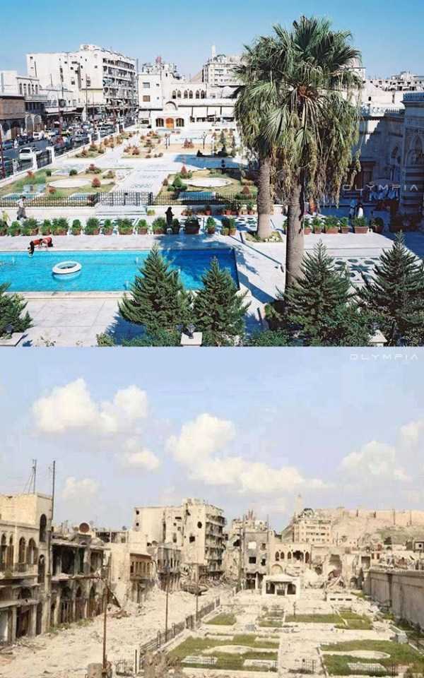 aleppo before after war 2