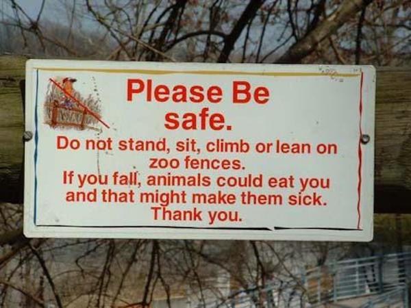 funny zoo signs 8