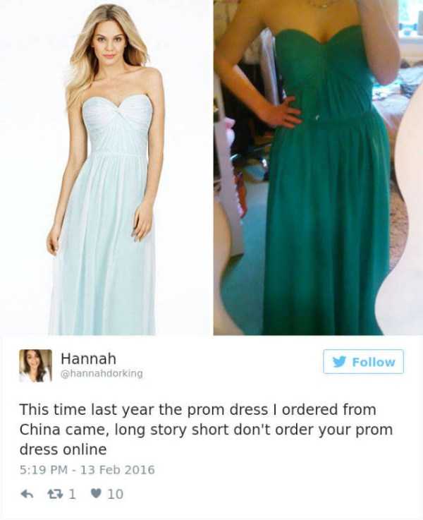 When You Order a Prom Dress Online (42 photos)