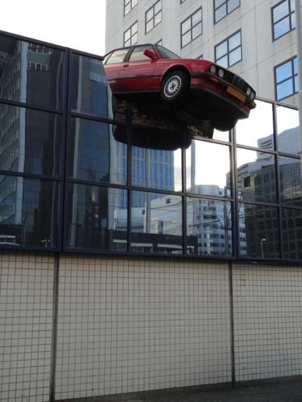 Cars Spotted in the Most Unusual Places (34 photos)