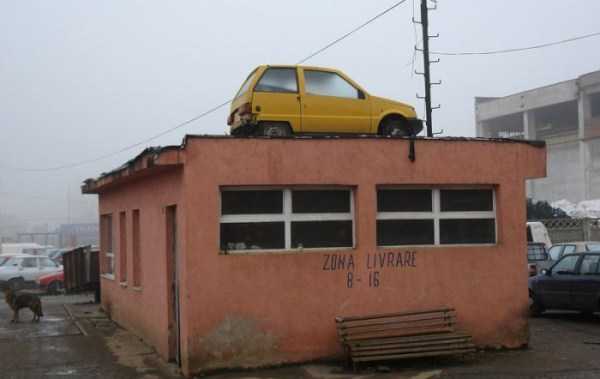 Cars Spotted in the Most Unusual Places (34 photos)