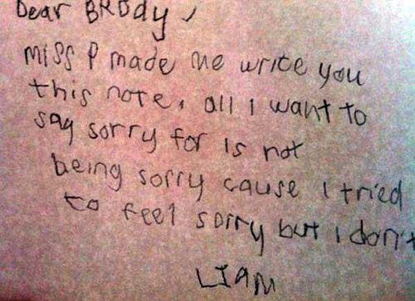 19 Hilarious Apology Notes To Make You Laugh (19 photos)