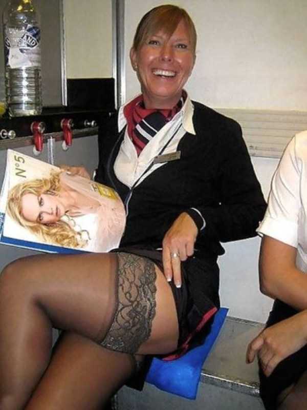 Hot Stewardesses Revealing a Bit Too Much (46 photos)