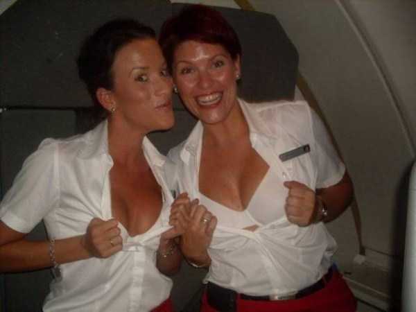 Hot Stewardesses Revealing a Bit Too Much (46 photos)