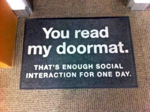 47 Ultimately Creative Doormats (47 photos)