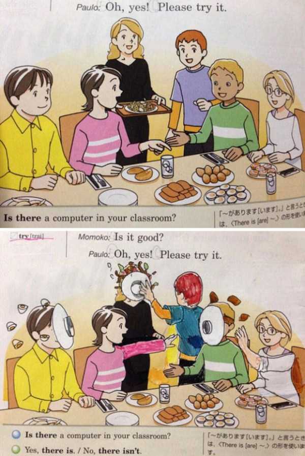 funny textbook drawings 25