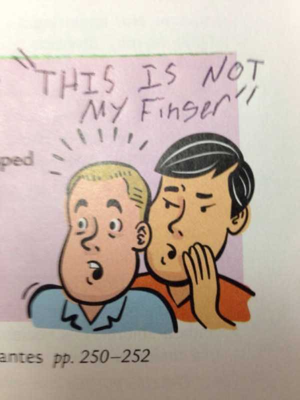 funny textbook drawings 7