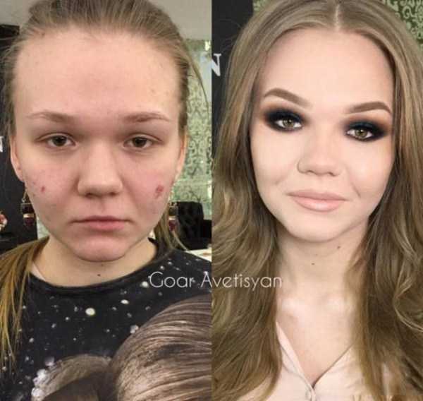 girls before after makeup 40