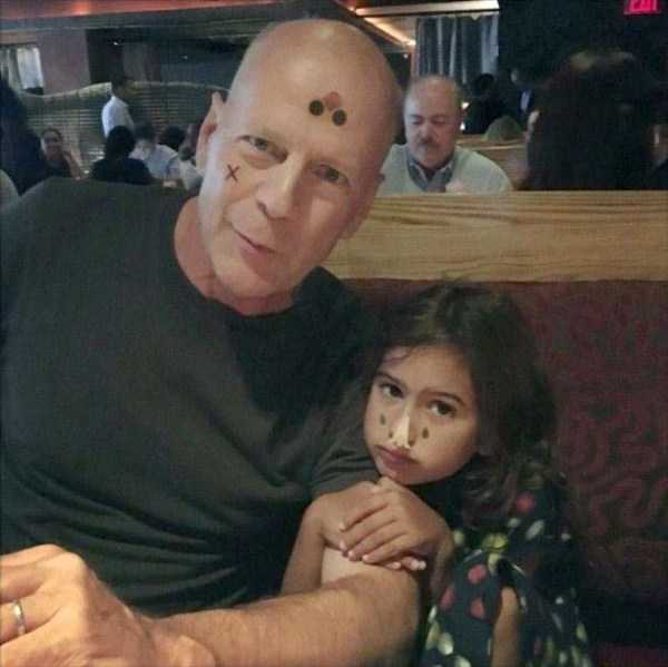 Bruce Willis Is An Awesome Dad (20 photos)