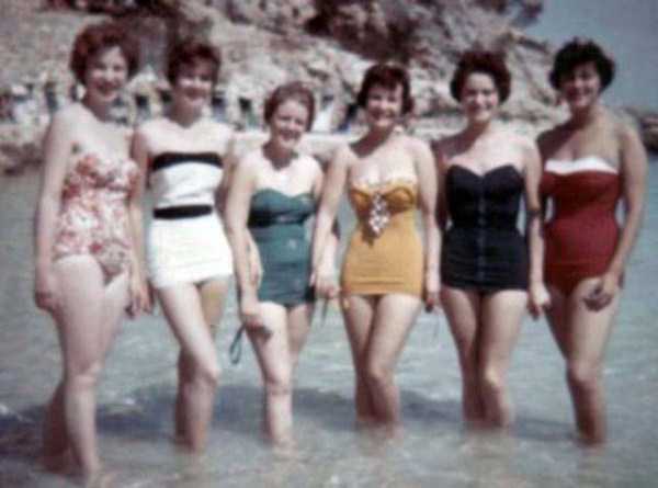 women swimwear 1950s 1