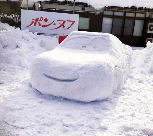 Awesome Snow Sculptures In Tokyo (40 photos)