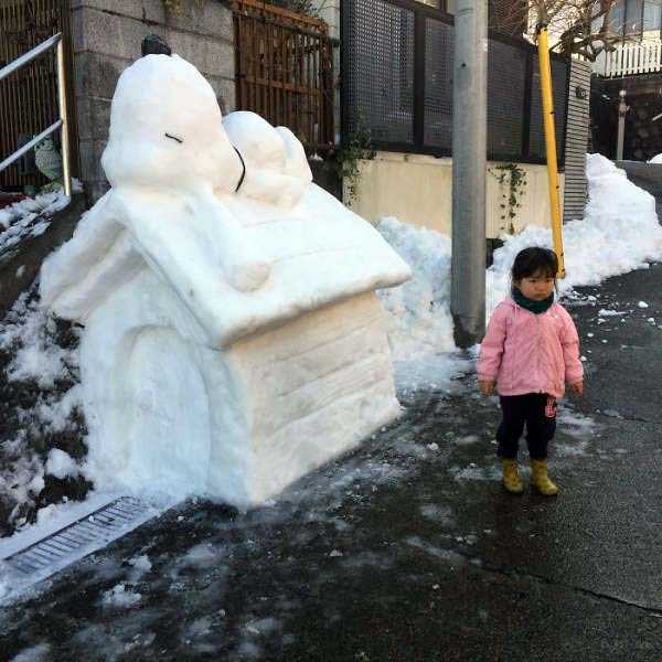 Awesome Snow Sculptures In Tokyo (40 photos)