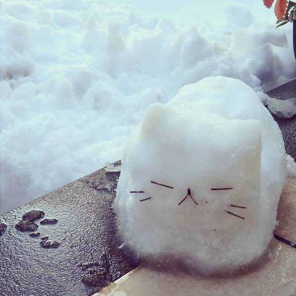 Awesome Snow Sculptures In Tokyo (40 photos)