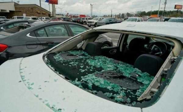 380 Brand New Cars Heavily Damaged By Hail Storm (24 photos)