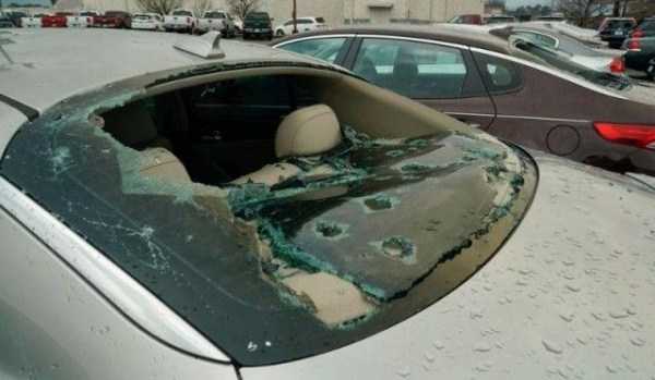 380 Brand New Cars Heavily Damaged By Hail Storm (24 photos)