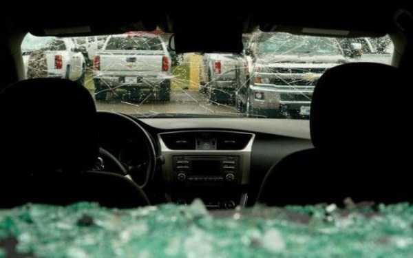 380 Brand New Cars Heavily Damaged By Hail Storm (24 photos)