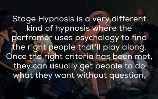 hypnosis facts 5