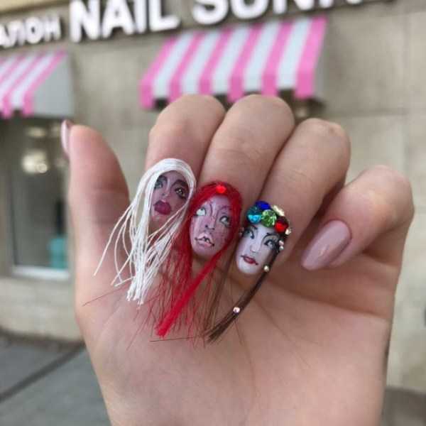 crazy looking nails 10 WTF Nails (34 photos)