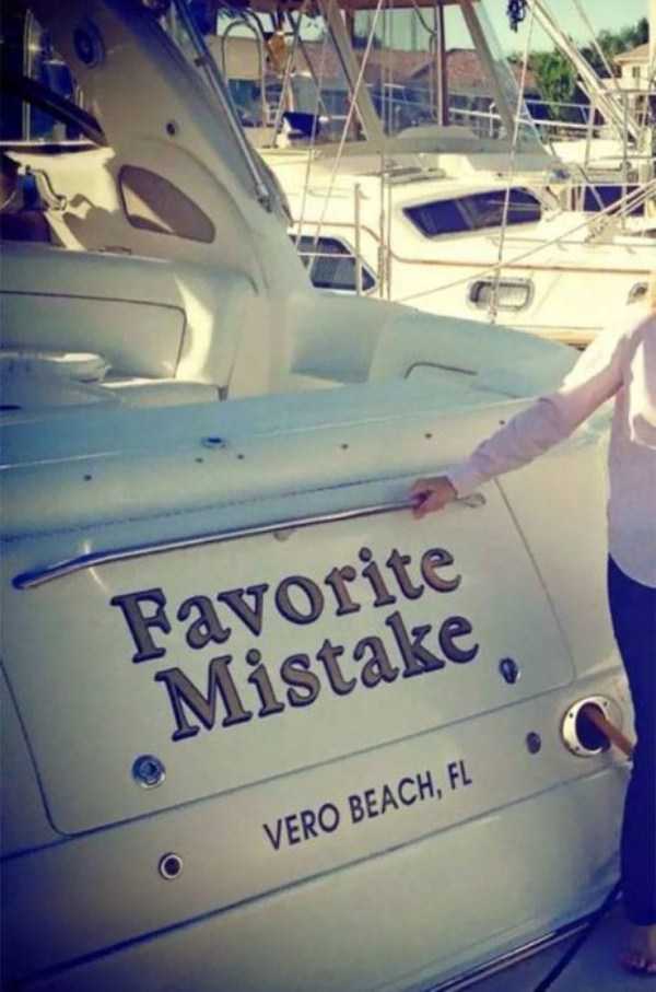 Hilariously Genius Boat Names (40 photos)