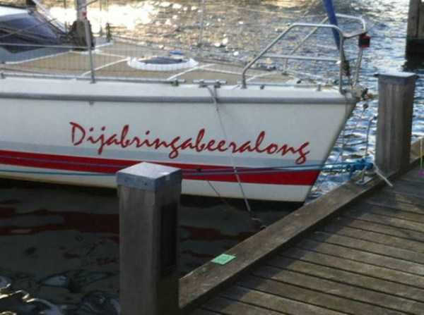 Hilariously Genius Boat Names (40 photos)